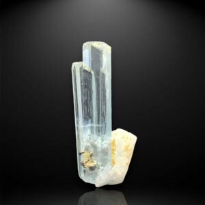 Terminated Aquamarine Crystal on Matrix Light Blue Colour From Skardu Pakistan